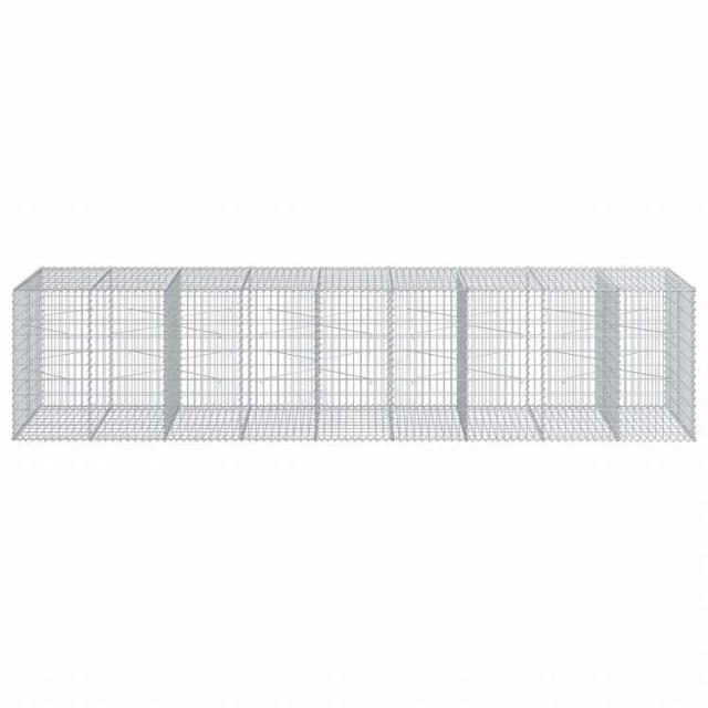 vidaXL 蛇籠バスケット カバー付き 450x100x100cm 亜鉛メッキ鉄ホーム&ガーデン 芝&ガーデン ガーデニング 鉢植え・プランター(代引不可)【送料無料】_2