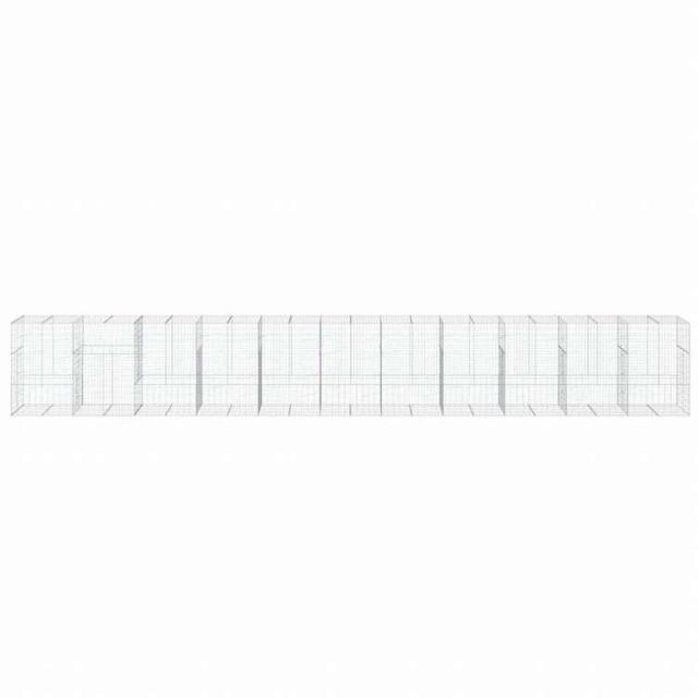 vidaXL 蛇籠バスケット カバー付き 1100x100x150cm 亜鉛メッキ鉄ホーム&ガーデン 芝&ガーデン ガーデニング 鉢植え・プランター(代引不可)【送料無料】_2