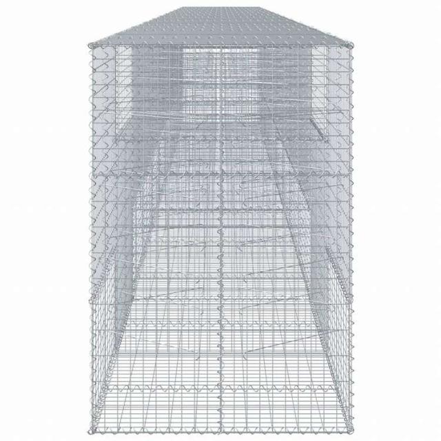 vidaXL 蛇籠バスケット カバー付き 1100x100x150cm 亜鉛メッキ鉄ホーム&ガーデン 芝&ガーデン ガーデニング 鉢植え・プランター(代引不可)【送料無料】_3