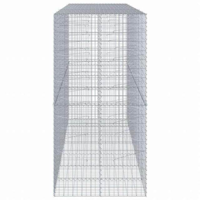 vidaXL 蛇籠バスケット カバー付き 350x100x200cm 亜鉛メッキ鉄ホーム&ガーデン 芝&ガーデン ガーデニング 鉢植え・プランター(代引不可)【送料無料】_3