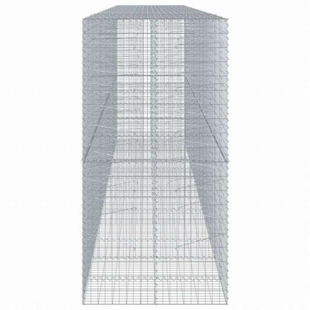 vidaXL 蛇籠バスケット カバー付き 650x100x200cm 亜鉛メッキ鉄ホーム&ガーデン 芝&ガーデン ガーデニング 鉢植え・プランター(代引不可)【送料無料】_3
