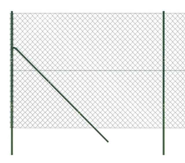 vidaXL 金網フェンス グリーン 1.6x10 mハードウェアフェンス&バリアフェンスパネル(代引不可)【送料無料】_3