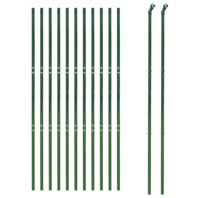 vidaXL 金網フェンス グリーン 1.6x25 mハードウェアフェンス&バリアフェンスパネル(代引不可)【送料無料】_2