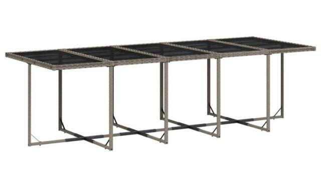 vidaXL ガーデンダイニング11点セット クッション付き グレー ポリラタン製家具アウトドア家具屋外家具セット(代引不可)【送料無料】_3