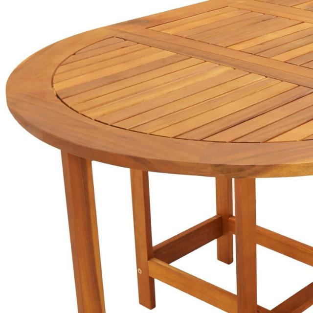 vidaXL ガーデンテーブル 130x90x72cm アカシア無垢材家具アウトドア家具アウトドアテーブル(代引不可)【送料無料】_6