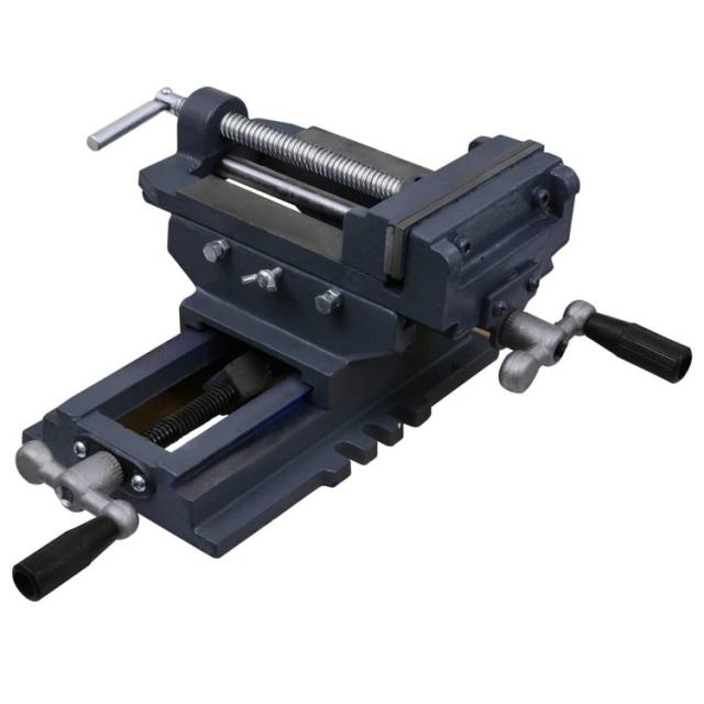 vidaXL 手動操作式 横送り台/ボール盤用 バイス 127mmハードウェアツールクランプ・バイス(代引不可)【送料無料】