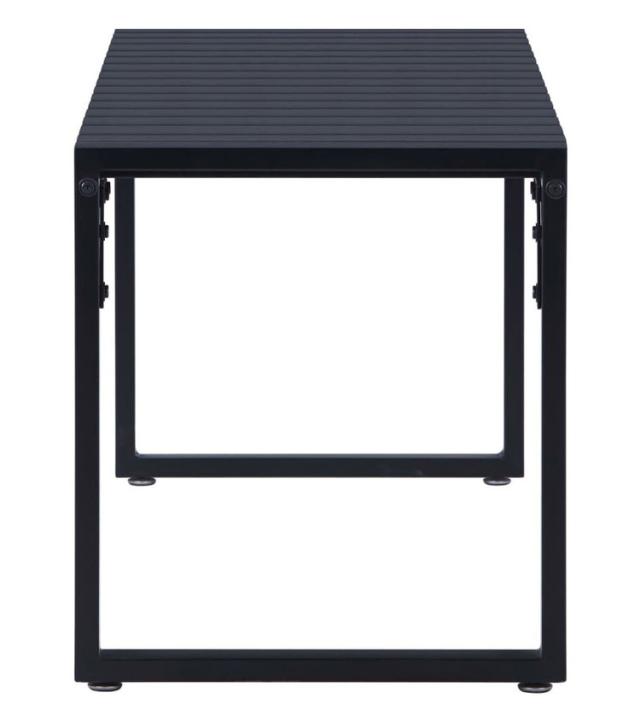 vidaXL ガーデンベンチ 120.5cm ポリスチレン板 ブラック家具アウトドア家具屋外椅子アウトドアベンチ(代引不可)【送料無料】_2