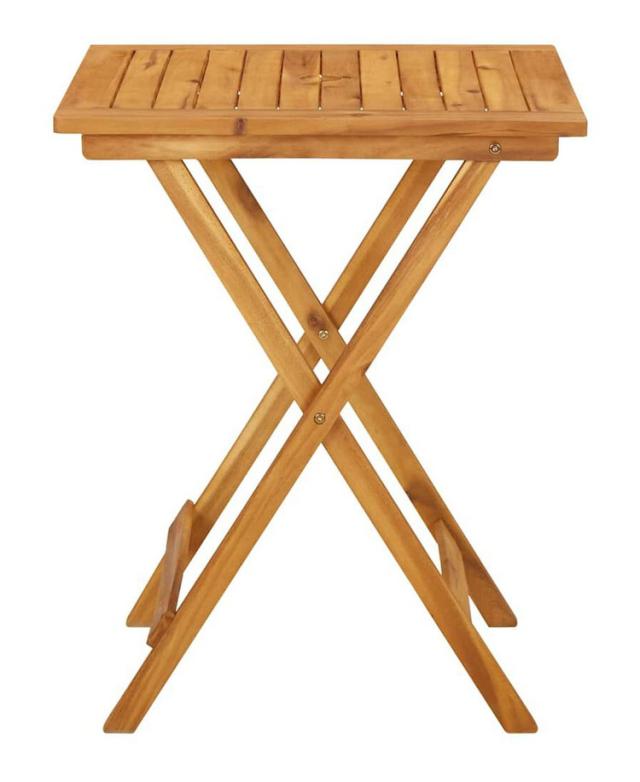 vidaXL 折りたたみガーデンテーブル 60x60x75 cm アカシア無垢材家具アウトドア家具アウトドアテーブル(代引不可)【送料無料】_3