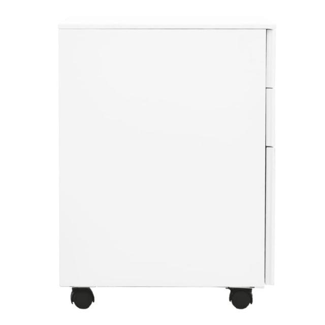 vidaXL モバイルファイルキャビネット ホワイト 39x45x60cm スチール製家具キャビネット&収納ファイル棚(代引不可)【送料無料】_2
