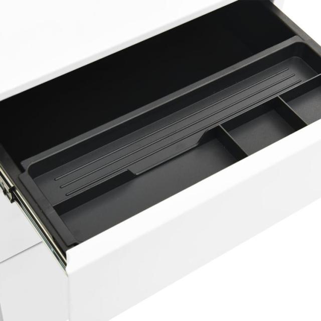 vidaXL モバイルファイルキャビネット ホワイト 39x45x60cm スチール製家具キャビネット&収納ファイル棚(代引不可)【送料無料】_7