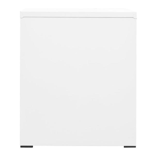 vidaXL ファイルキャビネット ホワイト 46x62x72.5cm スチール家具キャビネット&収納ファイル棚(代引不可)【送料無料】_3
