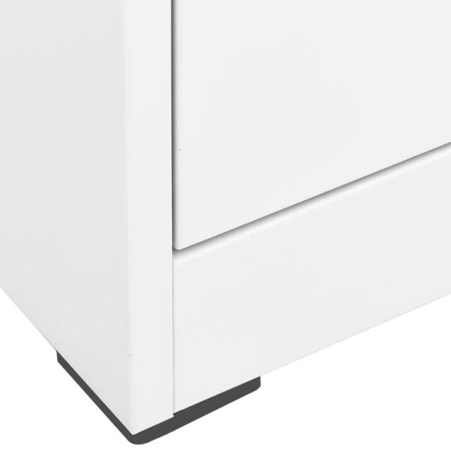 vidaXL ファイルキャビネット ホワイト 46x62x72.5cm スチール家具キャビネット&収納ファイル棚(代引不可)【送料無料】_4
