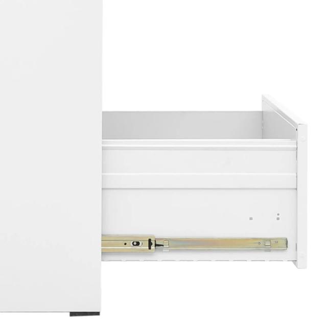 vidaXL ファイルキャビネット ホワイト 46x62x72.5cm スチール家具キャビネット&収納ファイル棚(代引不可)【送料無料】_6