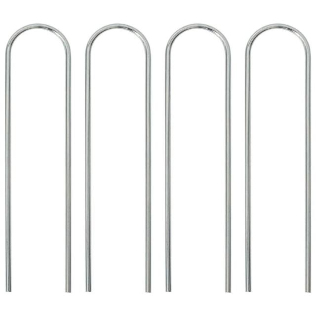 vidaXL サッカーゴール ネット付き ホワイト 366x122x182cm スチール