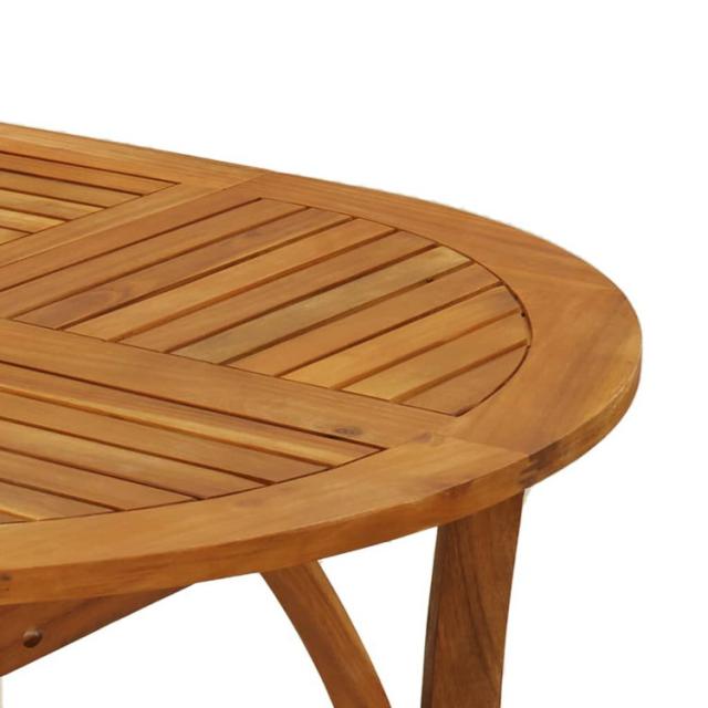 vidaXL ガーデンテーブル 200x90x75cm アカシア無垢材家具アウトドア家具アウトドアテーブル(代引不可)【送料無料】_4