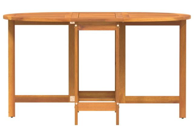 vidaXL 折りたたみバタフライガーデンテーブル 110x60x72 cm ソリッドウッドアカシアの形家具 アウトドア家具 アウトドアテーブル(代引不可)【送料無料】_3