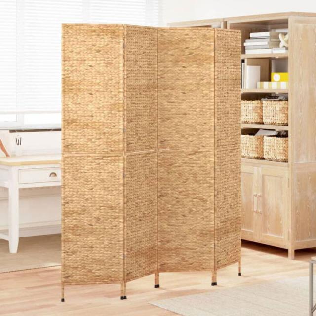 vidaXL 間仕切り 4枚パネル 163x180 cm ホテイアオ家具間仕切り(代引不可)【送料無料】