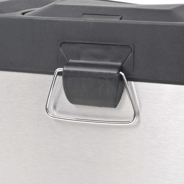 vidaXL ペダル式分別ごみ箱 ステンレススチール製 54L 家事用品 ごみ入れ ごみ箱(代引不可)【送料無料】_3