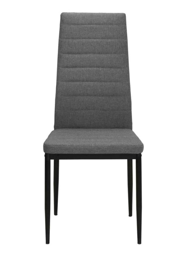 vidaXL ダイニングチェア 4点 ライトグレー ファブリック 家具 チェア キッチン ダイニングルームチェア(代引不可)【送料無料】_1