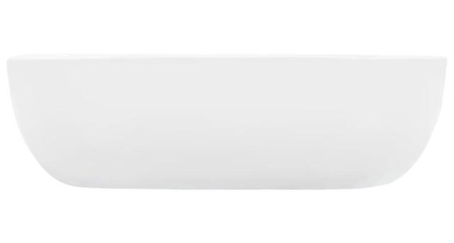 vidaXL 洗面ボウル 45.5×32×13cm 陶器製 ホワイト ハードウェア 配管 配管器具 シンク 洗面器(代引不可)【送料無料】