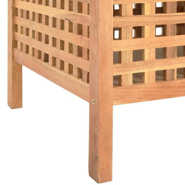 vidaXL 収納ベンチ 93×49×49cm ウォールナット無垢材 家具 ベンチ 倉庫 通路用ベンチ(代引不可)【送料無料】_6