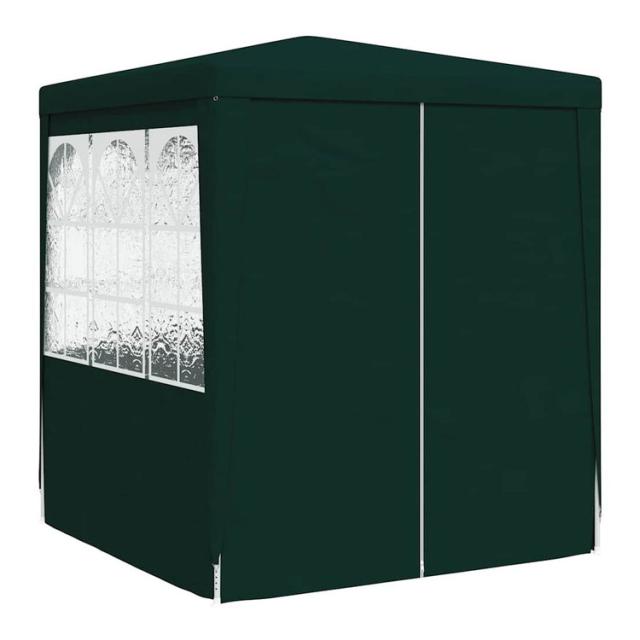 vidaXL プロ仕様 パーティーテント 側壁付き 2×2m グリーン 90g/m[2