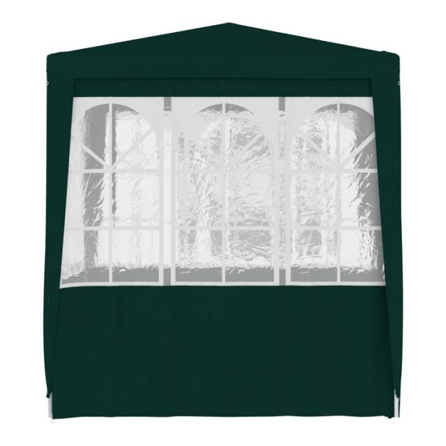 vidaXL プロ仕様 パーティーテント 側壁付き 2×2m グリーン 90g/m[2