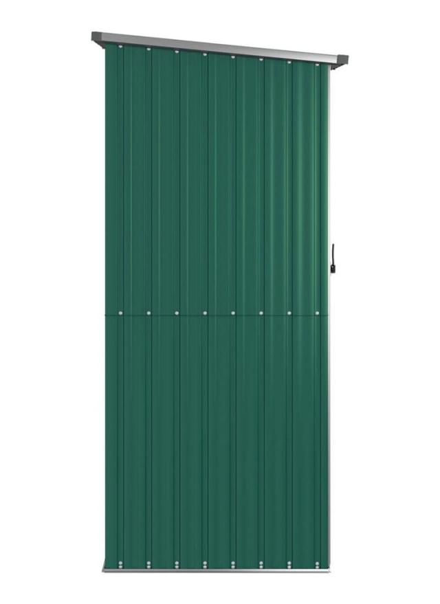 vidaXL ガーデン納屋 118.5×97×209.5cm 亜鉛メッキ鋼製 グリーン 芝 ガーデン アウトドアリビング アウトドアストラクチャー 日除け ガレージ カーポート(代引不可)【送料無料】_4