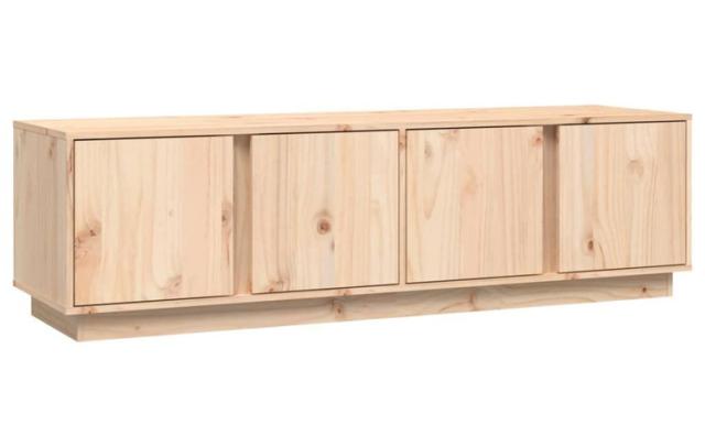 vidaXL テレビキャビネット 140×40×40cm パイン無垢材 家具 AVラック テレビ台(代引不可)【送料無料】_1