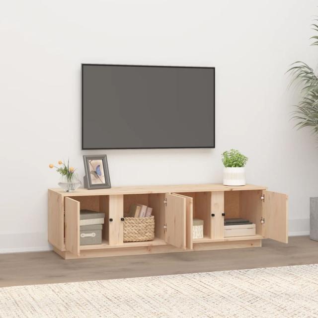 vidaXL テレビキャビネット 140×40×40cm パイン無垢材 家具 AVラック テレビ台(代引不可)【送料無料】_3