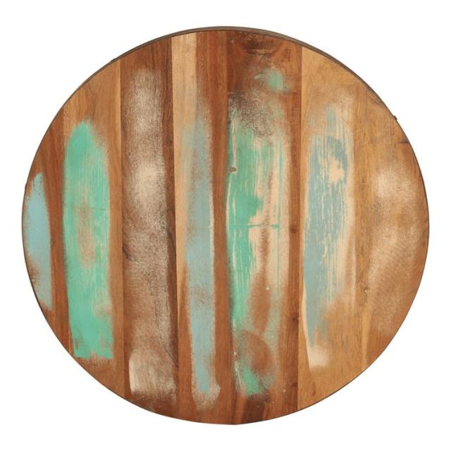 vidaXL ボウル型コーヒーテーブル O50×24.5cm 再生無垢材 家具