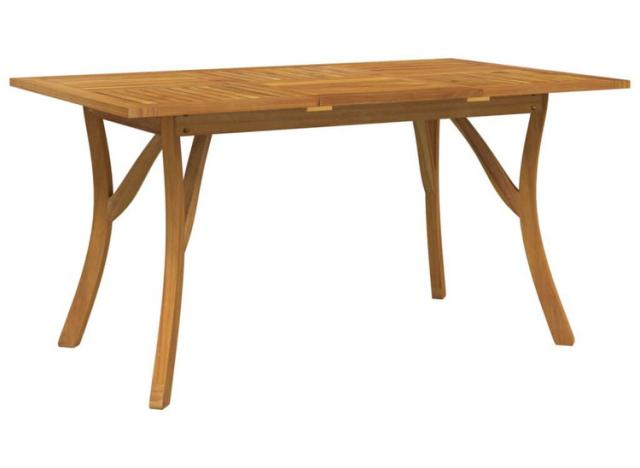 vidaXL ガーデンテーブル 150×90×75cm アカシア無垢材 家具 アウトドア家具 アウトドアテーブル(代引不可)【送料無料】_1