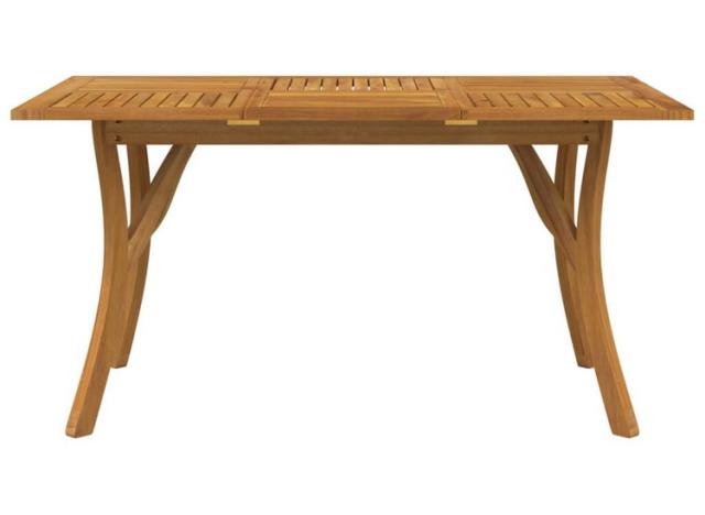 vidaXL ガーデンテーブル 150×90×75cm アカシア無垢材 家具 アウトドア家具 アウトドアテーブル(代引不可)【送料無料】_2