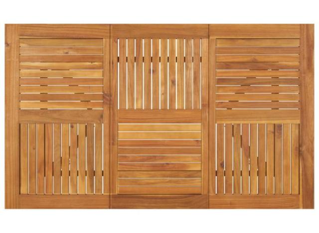 vidaXL ガーデンテーブル 150×90×75cm アカシア無垢材 家具 アウトドア家具 アウトドアテーブル(代引不可)【送料無料】_3