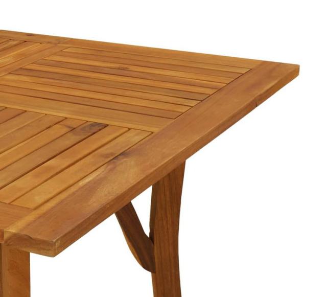 vidaXL ガーデンテーブル 150×90×75cm アカシア無垢材 家具 アウトドア家具 アウトドアテーブル(代引不可)【送料無料】_4