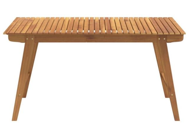 vidaXL ガーデンテーブル 150×90×75cm アカシア無垢材 家具 アウトドア家具 アウトドアテーブル(代引不可)【送料無料】_2