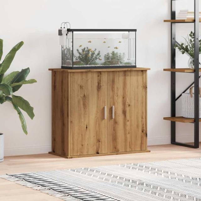 vidaXL 水槽スタンド アーティザンオーク 81×36×73cm エンジニアードウッド 動物 ペット用品 ペット用品 魚用品 Aquarium Stands(代引不可)【送料無料】