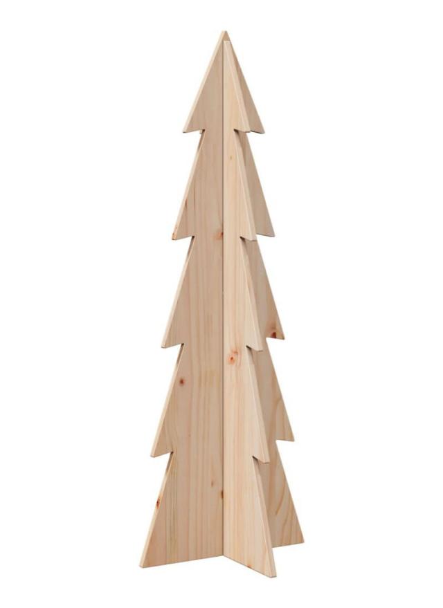 vidaXL 木製クリスマスツリー デコレーション用 112cm パイン無垢材 デコレーション シーズン ホリデーデコレーション クリスマスツリー(代引不可)【送料無料】_1