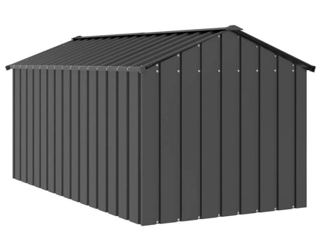 vidaXL 屋根付き犬小屋 114×202×101cm 亜鉛メッキ鋼 動物 ペット用品 ペット用品 犬用品 ドッグハウス(代引不可)【送料無料】_3