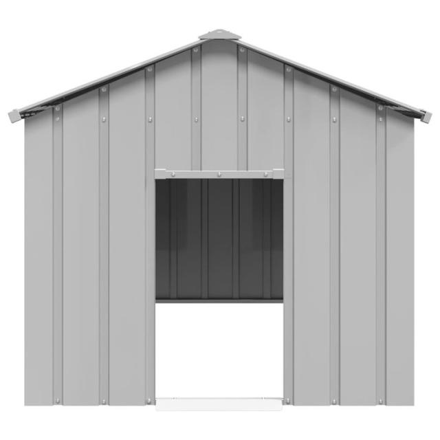 vidaXL 屋根付き犬小屋 114×202×101cm 亜鉛メッキ鋼 動物 ペット用品 ペット用品 犬用品 ドッグハウス(代引不可)【送料無料】_2