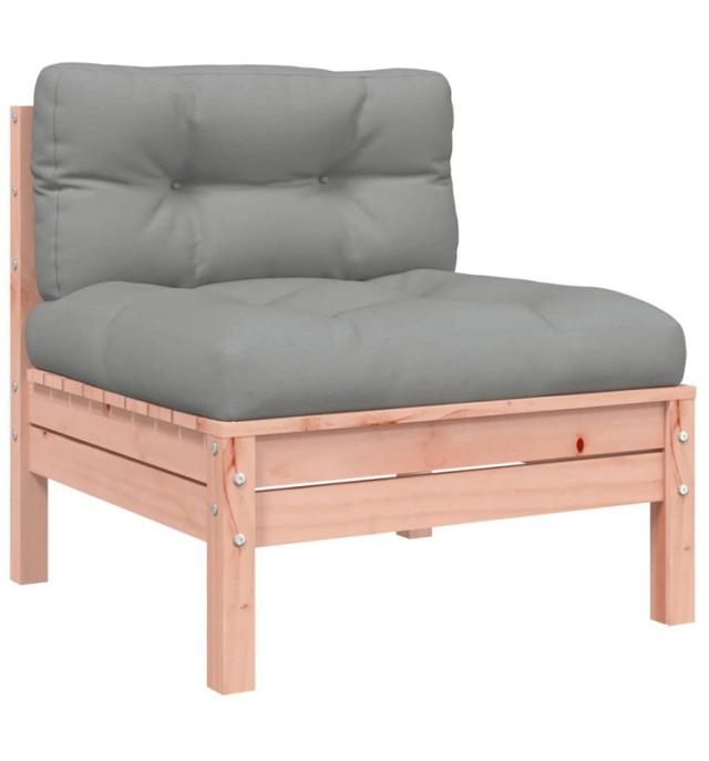 vidaXL ガーデンソファ6点セット クッション付き ダグラスモミ無垢材 家具 アウトドア家具 屋外家具セット(代引不可)【送料無料】