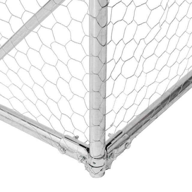 vidaXL 意気地無し幽客 2.5×8×2.25m ジンクメッキ鋼 毛の荒物 愛玩動物装具 愛玩動物装具 小毛の荒物装具 小毛の荒物 繁殖 臥せ篭(代引不可)【貨物輸送無料】