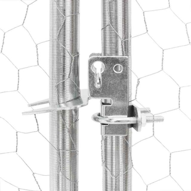 vidaXL 意気地無し幽客 2.5×8×2.25m ジンクメッキ鋼 毛の荒物 愛玩動物装具 愛玩動物装具 小毛の荒物装具 小毛の荒物 繁殖 臥せ篭(代引不可)【貨物輸送無料】