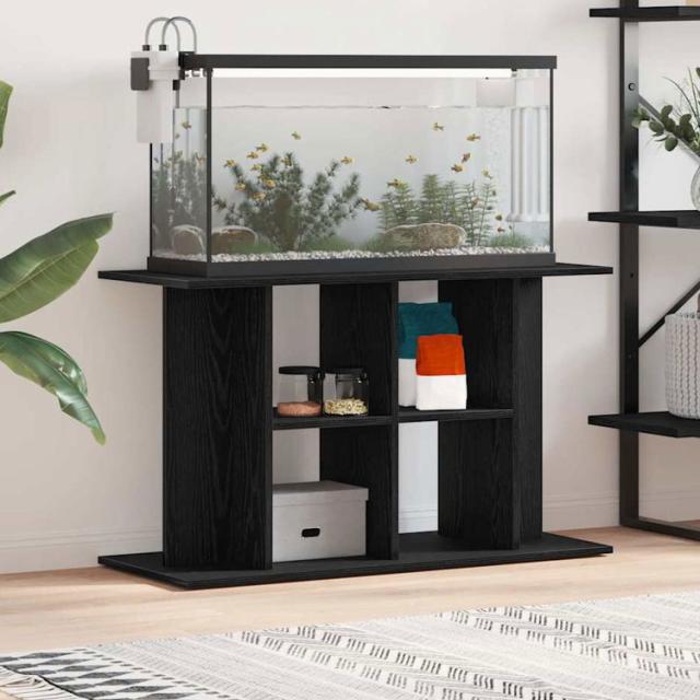 vidaXL 水槽スタンド ブラックオーク 100×40×60cm エンジニアードウッド 動物 ペット用品 ペット用品 魚用品 Aquarium Stands(代引不可)【送料無料】