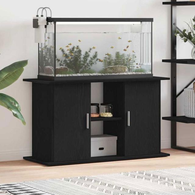 vidaXL 水槽スタンド ブラックオーク 101×41×58cm エンジニアードウッド 動物 ペット用品 ペット用品 魚用品 Aquarium Stands(代引不可)【送料無料】