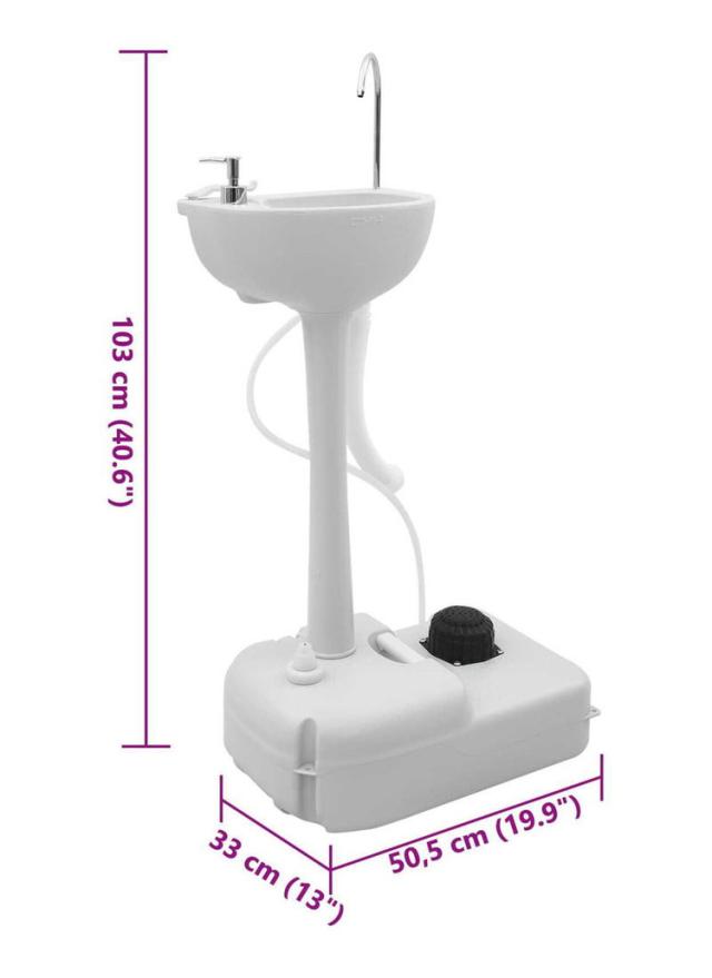 vidaXL キャンプテーブル クールグレー スポーツグッズ アウトドアレクリエーション キャンプ ハイキング(代引不可)【送料無料】_8