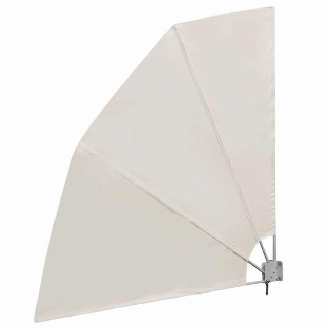 vidaXL 折りたたみ式 バルコニー用 サイドオーニング クリーム 210x210cm ホーム&amp;ガーデン 芝&amp;ガーデン アウトドアリビング 屋外用傘・サンシェード【送料無料】