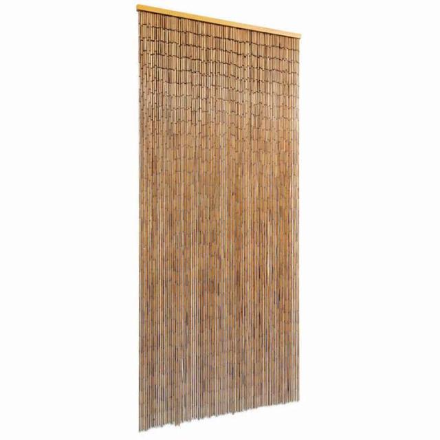 vidaXL ドアカーテン バンブー 90x200cm ホーム&ガーデン デコレーション 窓用品 ウィンドウスクリーン【送料無料】
