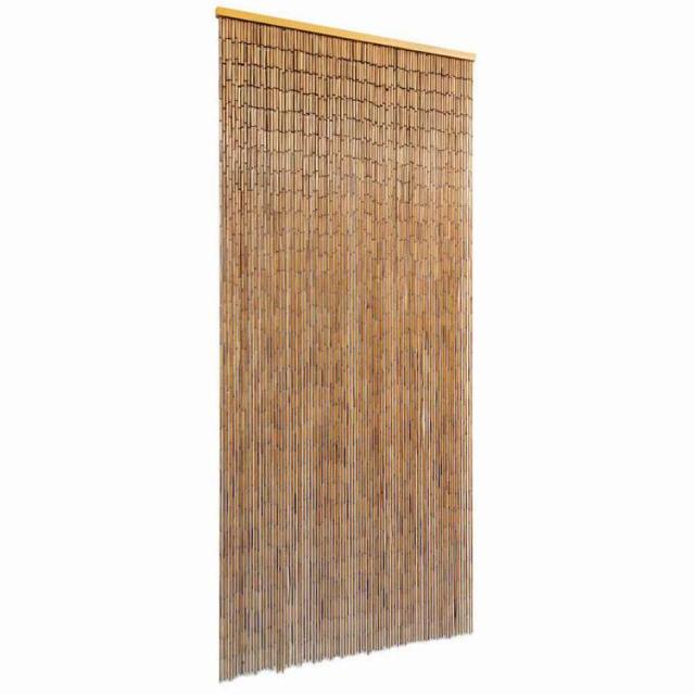 vidaXL ドアカーテン バンブー 90x200cm ホーム&ガーデン デコレーション 窓用品 ウィンドウスクリーン【送料無料】_1