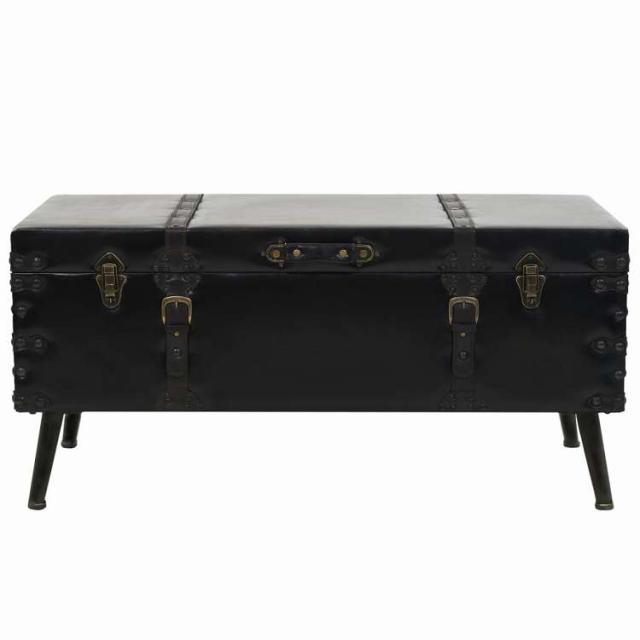 vidaXL コーヒーテーブル MDF&スチール 102x51x48cm 家具 テーブル アクセントテーブル コーヒーテーブル【送料無料】